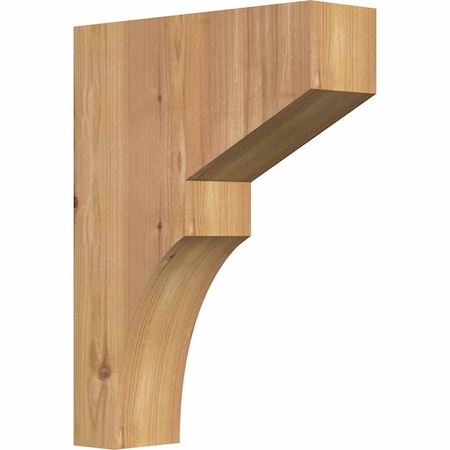 Monterey Smooth Corbel, Western Red Cedar, 3 1/2W X 12D X 16H